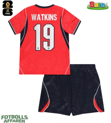 England Ollie Watkins #19 Bortaställ Barn VM 2026 Kortärmad (+ Korta byxor)